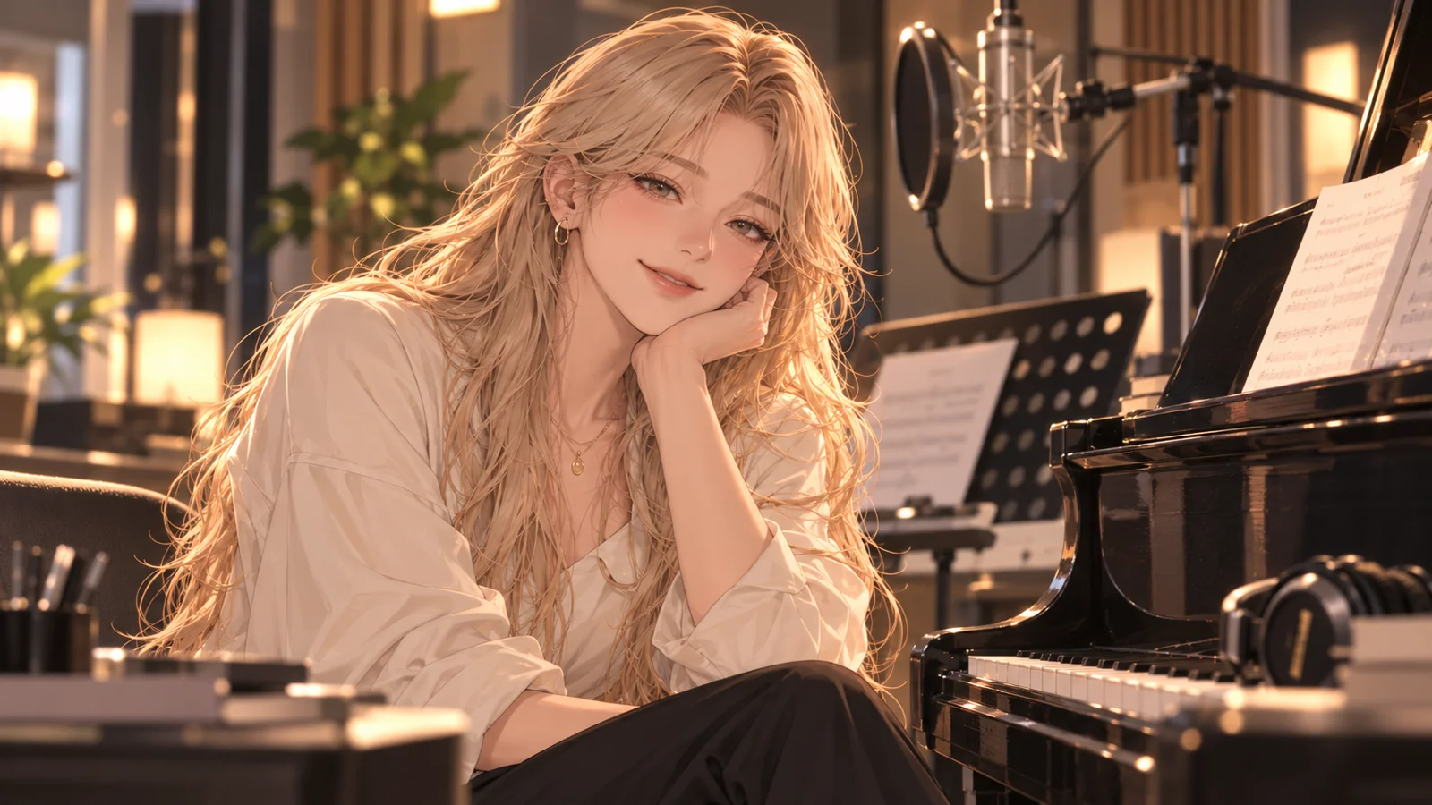 Lim Haeun at work at OR1GN Entertainment