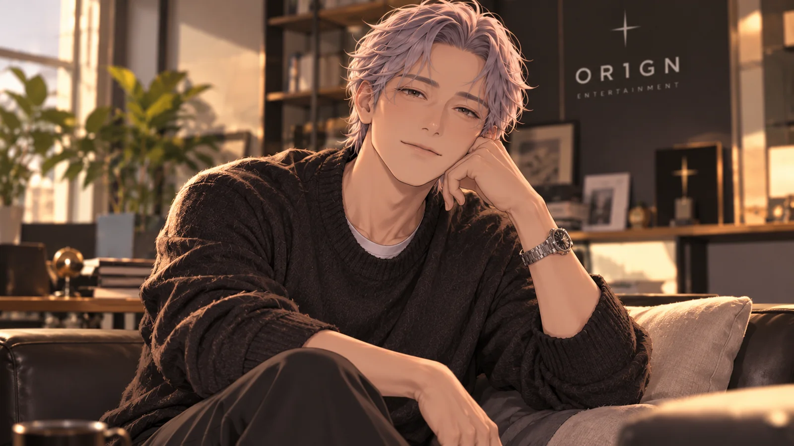 Hong Seungwoo at work at OR1GN Entertainment